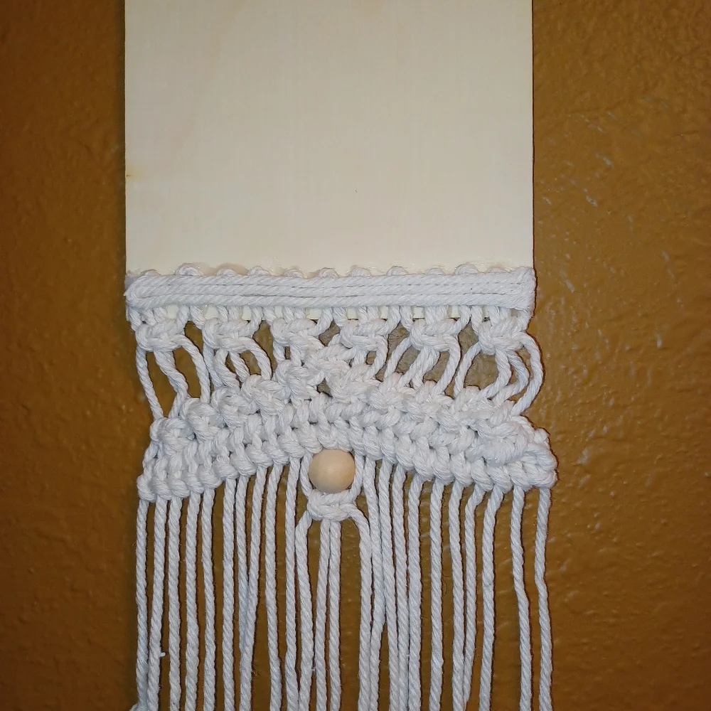 This is a bathroom not an internet Cafe Wooden Macrame Hanging Wall Decor